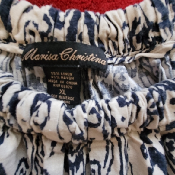 Xl linen/rayon tank by Marisa Christina - Picture 2 of 5